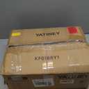 Bakers Rack, 5-Tier Coffee Bar Station, Coffee Stand with Pod Drawer Holder, Versatile Kitchen Storage Rack with 4 Hooks, for Living Room, Cafe Corner, Rustic Brown and Black KF01BRY1