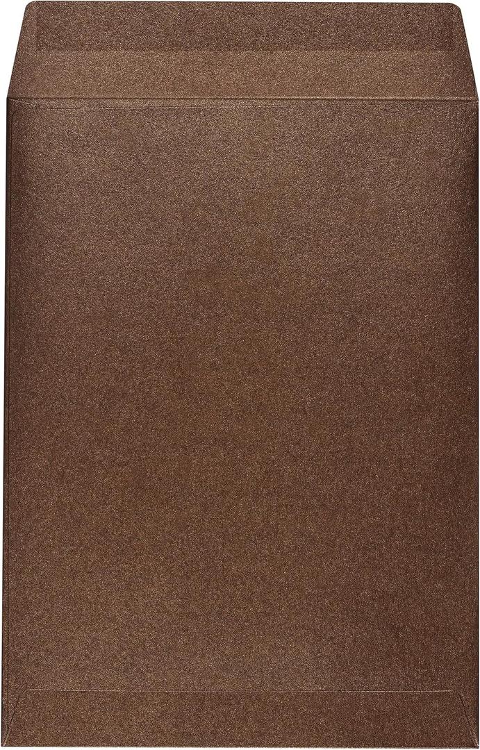 Quotidian Bronze Self Seal Flat A6 Pearlescent Paper Envelopes 4 3/4" x 6 1/2" (12 x 16.5cm) Pack of 25 - Confetti Cards Invitation Photos Wedding
