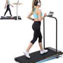 UYOGA Portable Walking Pad Treadmill with Incline and Handle Bar