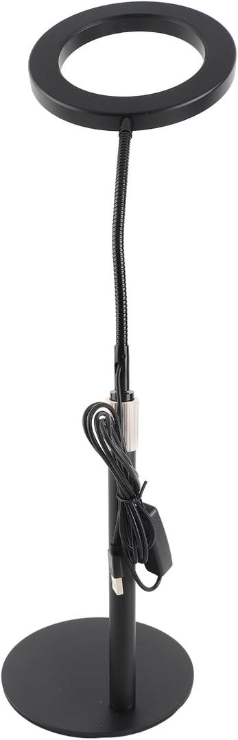 Plant Grow Light, 6500K Full Spectrum LED Growing Lamp with Clip, 3 Timer, 10 Adjustable Brightness Settings, Height Adjustable, LED Plant Light for Indoor Plants Seed Starting