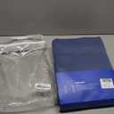 MIULEE Stone Blue Back Tab Blackout Curtains 102 Inch Long 2 Panels Set for Bedroom, Rod Pocket/Pinch Pleated Thermal Insulated Living Room Darkening Light Blocking Floor to Ceiling Drapes