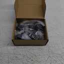 OCGIG 5 PCS Push Button Latch Cabinet Door Catch Keyless Cupboard Locks for RV Motorhome Camper Caravan(Black)