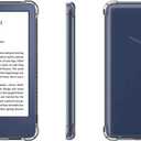 4 x Clear Case Compatible for 6" Kindle 11th Generation 2022 & Kindle 2024 12th Generation 6 inch,Thin Slim Soft Flexible Silicone TPU Rubber Cover for Kindle 11th/12th Gen 2022/2024 (Transparent)