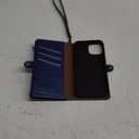 XcaseBar Compatible with iPhone 15 6.1" Wallet case with Zipper Credit Card HolderRFID Blocking,Flip Folio Book PU Leather Phone case Shockproof Cover Men Women for Apple 15 case Blue