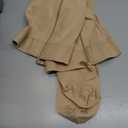 Sosation Thigh High Zipper Compression Socks Women, Beige, Large