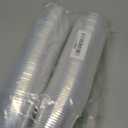 100 Pack 8 Oz Plastic Cups, Clear Plastic Cups 8 Oz, Durable Party Cups for Home Office Outdoor