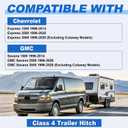 Class 4 Trailer Hitch Fits 1996-2026 Chevrolet Express & GMC Savana 14090