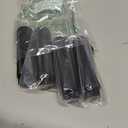 2 Pairs Aluminum Alloy Bike Pegs for Mountain Bike Cycling Rear Stunt Pegs Fit 3/8 inch Axles (Black)