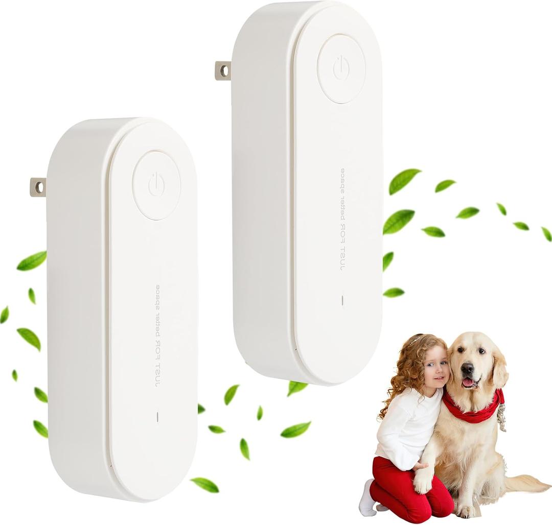 2PCS Magair Air Purifie, 2026 New Magair Air Purifier Plug In With Replacement Filter, Suitable For Bedrooms, Toilets, Closets, Pet Room