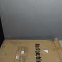 No Pawblems Free Standing Dog Gate with Cat Door, 30'' Tall Foldable Dog Fence for Indoor & Outdoor, Up to 78 Inch Extra Wide Puppy Gate for Stairs, Hallways, Doorways, Deck, Yard (White, 3 Panels)