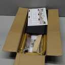 Wedding Welcome Sign Stand with Light, Welcome to our Wedding Sign Holder, Gold Easel Stand for Sign Poster With Design Bundle & Ground Stakes & Leather Sign Hanging Straps, Linen Sign Stand for Wedding Decor