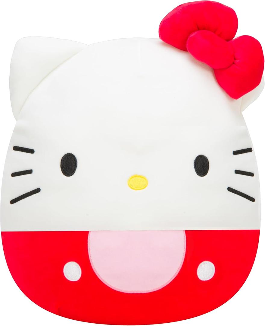 Squishmallows Original Sanrio 14in Hello Kitty in Red Overalls  Official Jazwares Plush (Large) Squishmallows Original Sanrio 14in Hello Kitty in Red Overalls  Official Jazwares Plush (Large)