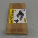 4pcs Post 1" Aluminum Deck Post Base Cover, Post Skirt, Handrail, Stair, Porch, Deck Railing Base Brackets Covers (Black)