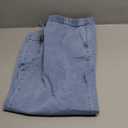 High Waisted Jeans for Women Summer Elastic Waisted Loose Washed Denim Harem Pants with Pocket XL