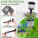 Greluna Solar Lights Outdoor,12 Pack 3000K Waterproof Auto On/Off Solar Pathway Lights for Your Garden, Landscape, Path, Yard, Patio, Driveway,Walkway Decor