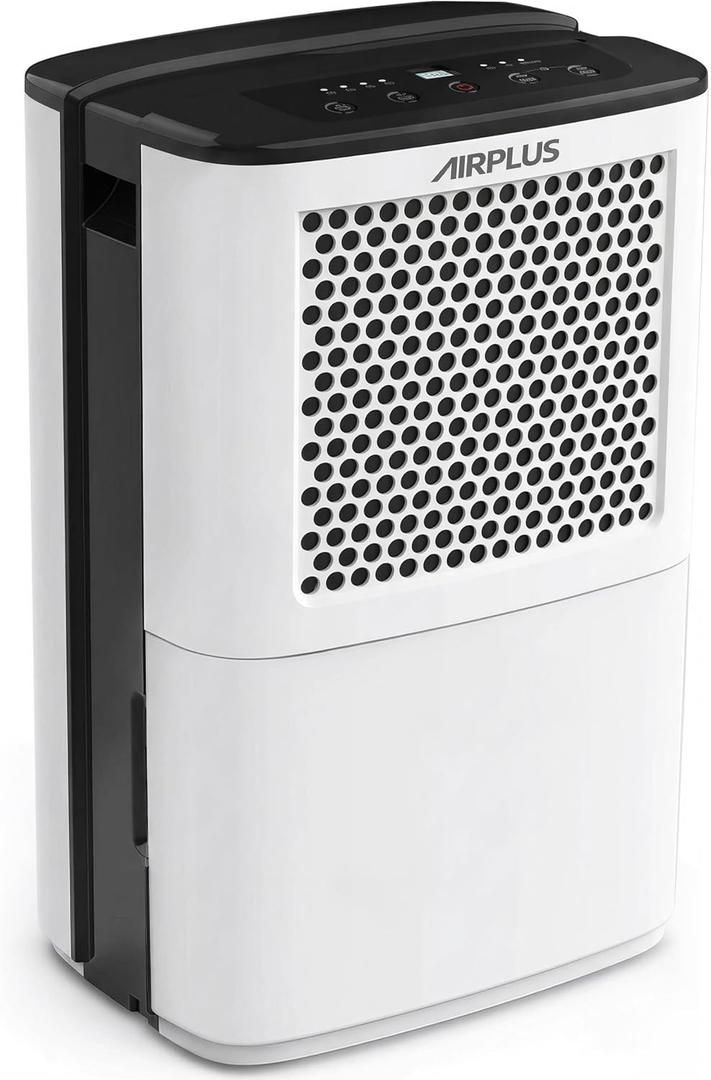 AIRPLUS 4500 Sq. Ft Dehumidifiers for Home, 70 Pints Dehumidifier for Basement with Drain Hose, Continuous Drainage, Intelligent Humidistat, Dehumidifier for bathroom, bedroom, Large Room