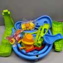 2026 Upgraded Toddler Sand Water Table Toy, Summer Outdoor Beach Sensory Activity Playset and Water Table Toys, Party Birthday Gifts for Girl Boy Age 4+ (Blue)
