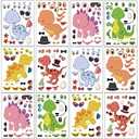 24 Sheets 8.27''×5.9'' Make Your Own Dinosaur Stickers for Kids Toddlers, Make a Face Stickers for Kids Party Favors Activities