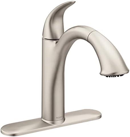 Moen Camerist Spot Resist Stainless One-Handle Kitchen Faucet with Pullout Spray Head, Featuring Power Clean and Reflex Docking System, 7545SRS