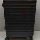 Amazon Basics 26" Hardside Medium Checked Luggage, Hardshell Suitcase With Wheels, Expandable For Up to 15% More Space, With Scratch-Resistant Surface, Four Multi-directional Wheels, Black