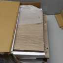 Night Stand Set of 2 with Charging Station, Mid Century Modern Wood Nightstand with Drawer, Bedside Table with Storage, Large Rustic Farmhouse Accent End Tables for Bedroom Office (Natural Gray-b)