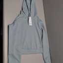 Guess Peony Logo Ocean Hoodie Sweatshirt , Size M
