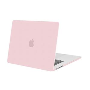 MOSISO Compatible with MacBook Air 15 inch Case 2025 2024 2023 Release M4 A3241 M3 A3114 M2 A2941 Liquid Retina Display Touch ID, Protective Plastic Hard Shell Case Cover, Baby Pink