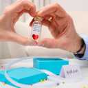 Anniversary Present for Her & Him, Romantic Gift to Boyfriend & Girlfriend, Message in Bottle I Love You Gifts Wife Husband ((01) Heart - You're Still the Best Decision I Ever Made, In Teal Gift Box)