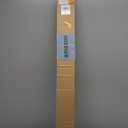 No Drill Blinds for Windows 1" Vinyl L-Shaped Slats Cordless Mini Blinds for Home, for Window Size 48" W  48" H Grey