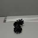 MAGICLULU 20 Feet Chimney Sweep Brush Kit - 15 Flexible Extendable Rods with Two Sizes Brush Heads for Efficient Fireplace and Stove Maintenance (4/6in)
