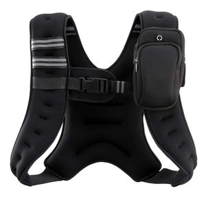 ZELUS Weighted Vest, Weight Vest with Reflective Stripe for Workout, Strength Training, Running, Fitness, Muscle Building, Weight Loss, Weightlifting, 30lbs