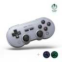 8 Bitdo Sn30 Pro Wireless Bluetooth Controller, Hall Effect Joystick Update, Retro Gamepad for Switch/Switch 2, PC, Steam Deck, Android, Raspberry PI, iPhone, iPad, macOS and Apple TV (Gray Edition)