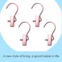 Boot Hangers Clips Hanging Laundry Hooks Clothes Pins Hanger with Clip, Portable Rose Golden Home Travel Hangers for Socks Towels Shoes Clamps,Heavy Duty Closet Hanger Organizer (20 Pack)
