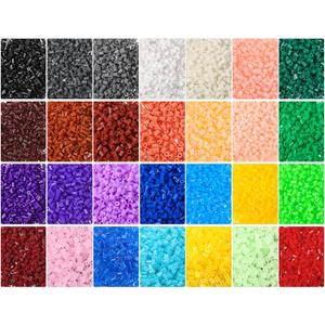 Libima 28000 Pcs 28 Colors Fuse Beads Bulk for Kids Art and Crafts Assorted Iron Beads Set Multicolored for Birthday Gift Bracelet Making Accessories (2.6mm)