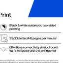 HP Laserjet Pro 3001dw Wireless Black & White Printer, Best-for-Office (3G65OF)