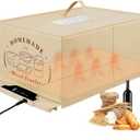 Bread Proofing Box with 85-200F Temp Control & 12H Timer, Full-Surface Fast Heating Silicone Sourdough Warming Mat for Sourdough, Baking, Yogurt, Kombucha, and Daily Home Use(Medium)
