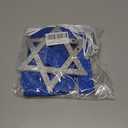 Chag Pesach Sameach Banner, Happy Passover Decorations, Egypt Festival Holiday Party Decoration Supplies, Jewish Pesach Festival Matzo Banner Blue & Silver Glitter
