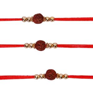 Rakhi Thread, Rakhi for Brother, Raksha Bandha Gift for Your Brother, Rakhi Bracelet for Loving Sibling, Father, Bhabhi, Bhaiya Set of 3