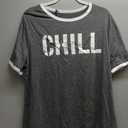 YEXIPO Graphic Tees for Women Short Sleeve Summer Tops Funny Letter Printed Loose Casual T Shirts (XX-Large)