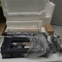 63" Floor Lamps for Living Room Bedside Nightstand Lamp All Black Tall Standing Lamp for Home Decor Bedroom Reading Lamp Farmhouse Rustic Bed Lights with 2 Light Sources (2 Bulbs)