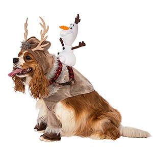 Disney Frozen: Sven Pet Costume for for Dogs or Cats by Rubies, Large