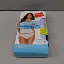Hanes Women's Organic Cotton Panties Pack, Comfort Soft Underwear, 6-Pack Multicolor Size 5