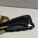 ABS Xdrive Shark Gills Side Fender Vent Decoration Trim For BMW X5 F15 X5M F85 14-17 (Black+white)