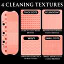Makeup Brush Cleaner Mat and Storage Box,Makeup Brush Cleaner Tool With Brush Drying Rack for Brushes,Sponges,Portable Cosmetics Brush Storage for Travel and Home Use (White)