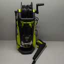 Electric Pressure Washer 5000PSI-Max 3.6GPM Power Washer Touch Screen Adjustable Pressure,4 Nozzles and 500ml Foam Cannon Power Washer Cleaning for Patio Yellow