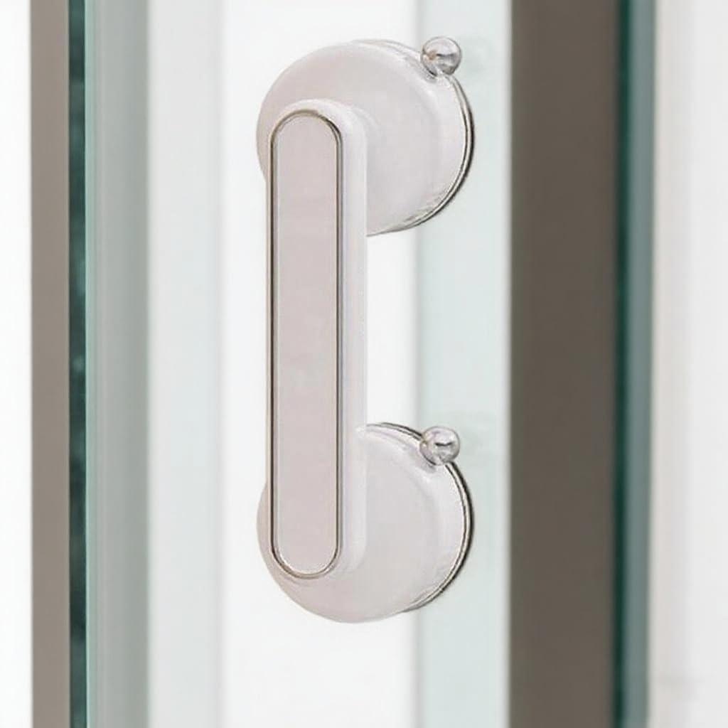 Suction Cup Handle Suitable for Various bathrooms, Kitchens, Showers, Sliding Glass Doors, Cabinets, Drawers (White)