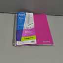 Oxford 3 Subject Notebook, Wirebound, 11" x 9", Assorted Covers (No Color Choice), 150 Sheets, College Ruled, Perforated, Poly Cover (10586)