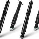 SCITOO Front Rear Shocks 4pcs for Dodge Ram 1500 Shock Absorbers