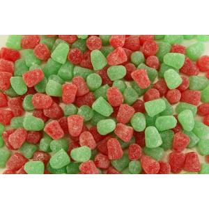 Planet Sweets Christmas Green and Red Spice Drops - 2 Pounds - Holiday Jelly Gummy Candy Bulk (EXP 06/06/27)