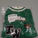 Dog Varsity Sweaters for Dogs, Brushed Fleece Dog Sweater Baseball Jacket Pet Clothes with Bear Embroidery, Soft Warm Sweatshirt Clothes for Puppy Large (8-12lbs), Green)